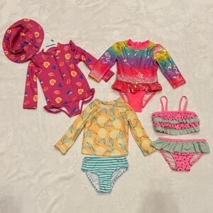 18 Month Girls Swim Suit-Lot of 4